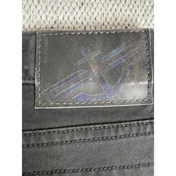 Dockers Utility Jeans Mens 38X34 Graphite Gray Straight Side Zip Pocket Y2K - Picture 8 of 12